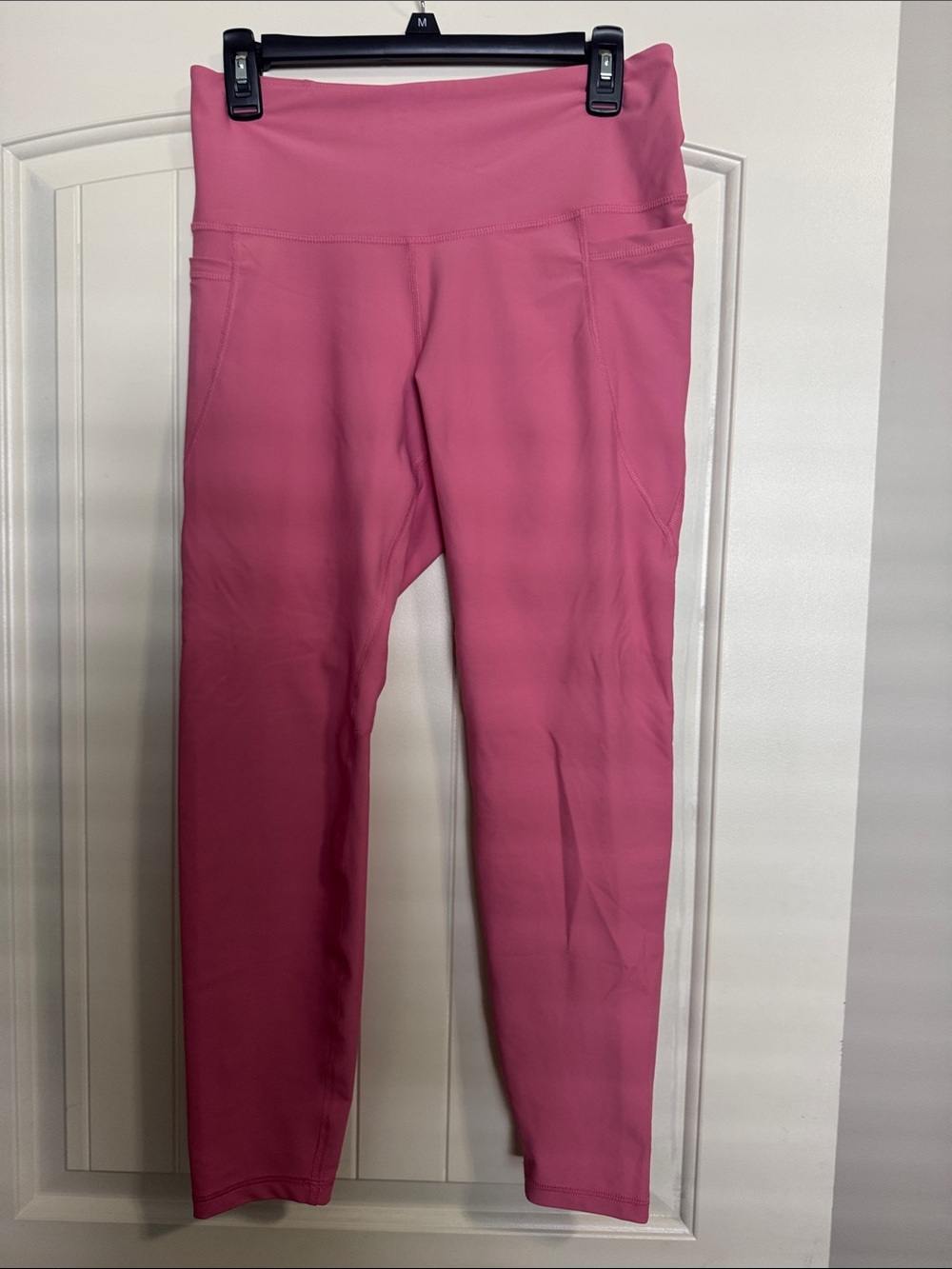 Old Navy Pink High-Waist Leggings with Side Pockets